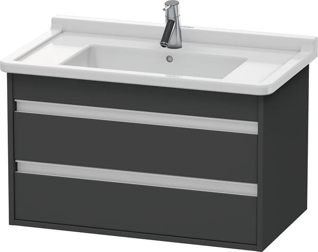 DURAVIT KETHO skrinka pod umývadlo 80x45,5x48 cm, 2 zásuvky, Graphit matt KT664404949 Obrázek - Hlavní obrázek