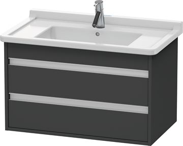 DURAVIT KETHO skrinka pod umývadlo 80x45,5x48 cm, 2 zásuvky, Graphit matt