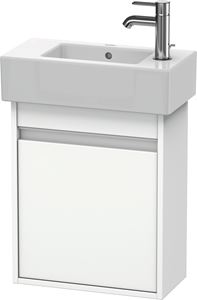 DURAVIT KETHO skrinka pod umývadielko 45x22,5x55 cm, 1 dvierka, pánty vpravo, White matt