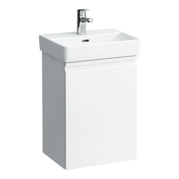 LAUFEN PRO S skrinka pod umývadlo 41,5x32,1x58 cm, 1 dvierka, pánty vľavo, lesklá biela