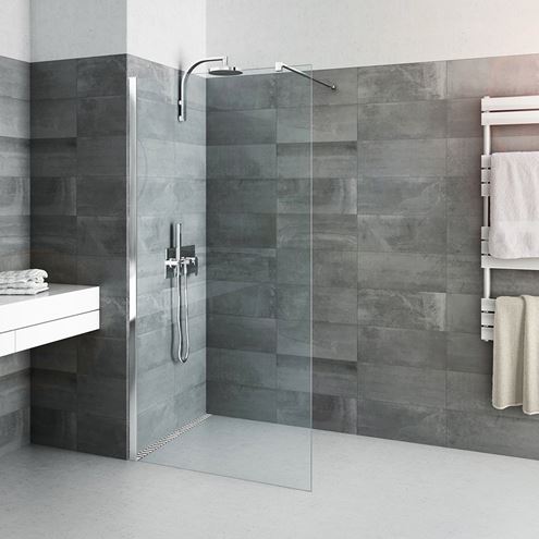 ROTH CARIBA WALK IN CI TWF stena walk-in 100x200 cm, brillant/číre sklo CI TWF 10020 VPF Obrázek - fotka