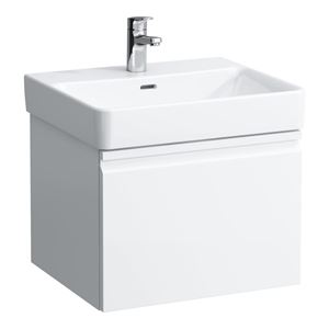 LAUFEN PRO S skrinka pod umývadlo 52x45x39,7 cm, 1 zásuvka, lesklá biela