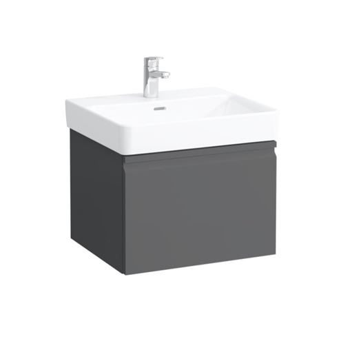 LAUFEN PRO S skrinka pod umývadlo 55x37x39, 2 cm, 1 zásuvka, grafit mat H4830310954801 Obrázek - Hlavní obrázek