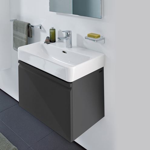 LAUFEN PRO S skrinka pod umývadlo 55x37x39, 2 cm, 1 zásuvka, grafit mat H4830310954801 Obrázek - fotka