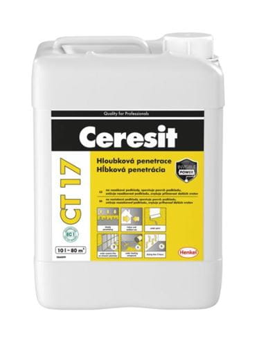 CERESIT CT 17 hĺbkový penetračný náter 10 l, žltá 2005228 Obrázek - Hlavní obrázek