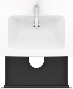 DURAVIT L-CUBE skrinka pod umývadlo 62x48,1x55 cm, 2 zásuvky, Push-open, Dark Brushed Oak LC624007272 Obrázek - fotka