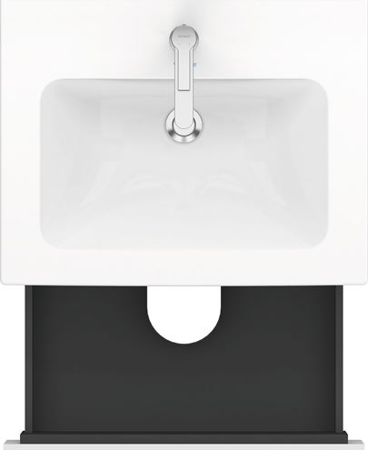 DURAVIT L-CUBE skrinka pod umývadlo 62x48,1x55 cm, 2 zásuvky, Push-open, Dark Brushed Oak LC624007272 Obrázek - fotka
