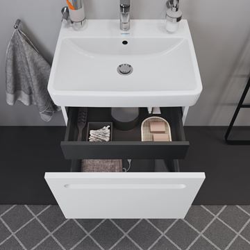 DURAVIT NO.1 skrinka pod umývadlo 54x42, 6x47,8 cm, 1 zásuvka, White matt N14381018180000 Obrázek - fotka