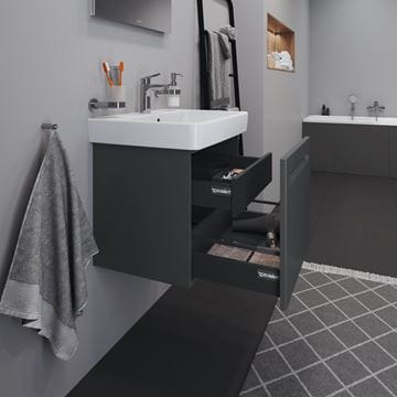 DURAVIT NO.1 skrinka pod umývadlo 54x42,6x47,8 cm, 1 zásuvka, Graphit matt N14381049490000 Obrázek - fotka