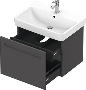 DURAVIT NO.1 skrinka pod umývadlo 59x42,6x47,8 cm, 1 zásuvka, Graphit matt N14382049490000 Obrázek - fotka