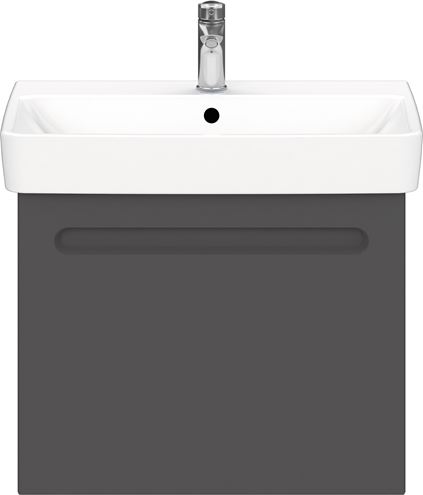 DURAVIT NO.1 skrinka pod umývadlo 59x42,6x47,8 cm, 1 zásuvka, Graphit matt N14382049490000 Obrázek - fotka