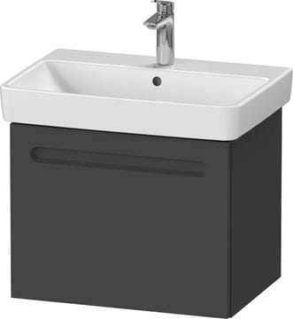 DURAVIT NO.1 skrinka pod umývadlo 59x42,6x47,8 cm, 1 zásuvka, Graphit matt N14382049490000 Obrázek - fotka