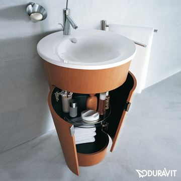 DURAVIT STARCK 1 skrinka pod umývadlo 56x82,5 cm, 2 dvierka, americký orech S1952001313 Obrázek - fotka
