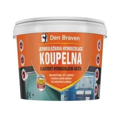 DEN BRAVEN KÚPEĽŇA jednozložková hydroizolácia 2,5 kg, medovo hnedá CH0289 Obrázek - Hlavní obrázek