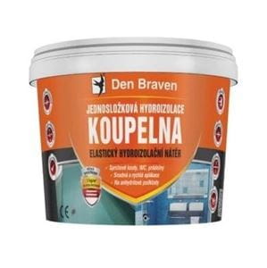 DEN BRAVEN KÚPEĽŇA jednozložková hydroizolácia 2,5 kg, medovo hnedá
