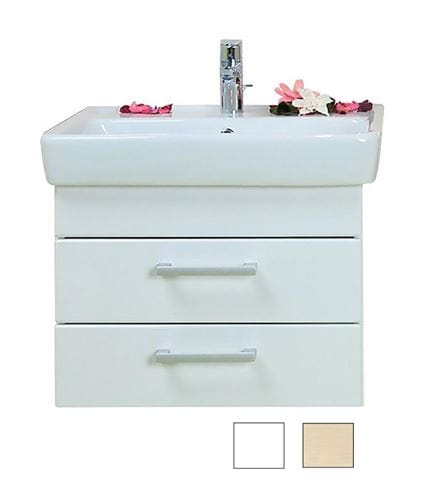 CONCEPT 200 skrinka s umývadlom 60x48x56, 5 cm, 2 zásuvky, breza / biela C200.2 + H818952 Obrázek - Hlavní obrázek