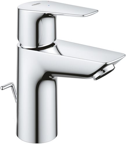 GROHE BAUEDGE umývadlová stojanková batéria, s odtokovou súpravou, studený štart, chróm 23559001 Obrázek - Hlavní obrázek