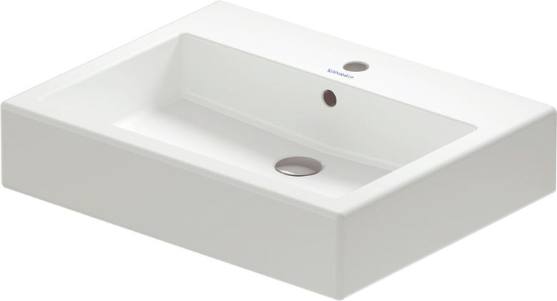 DURAVIT VERO umývadlo 60 cm, s otvorom pre batériu a prepadom 0454600000 Obrázek - Hlavní obrázek