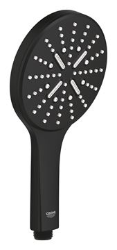 GROHE RAINSHOWER SMARTACTIVE 130 ručná sprcha pr. 130 mm, 3 prúdy, Water Saving, phantom black