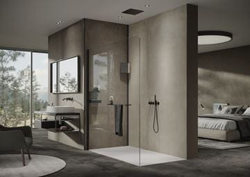 HÜPPE EASYSTYLE obkladový panel 100x255cm, italian stone sand beige ES0101.41L Obrázek - fotka
