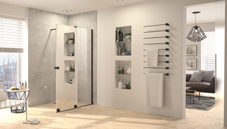 HÜPPE EASYSTYLE obkladový panel 100x255cm, betón ES0101.41B Obrázek - fotka