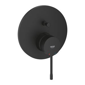 GROHE ESSENCE NEW vaňová podomietková batéria, s prepínačom, phantom black