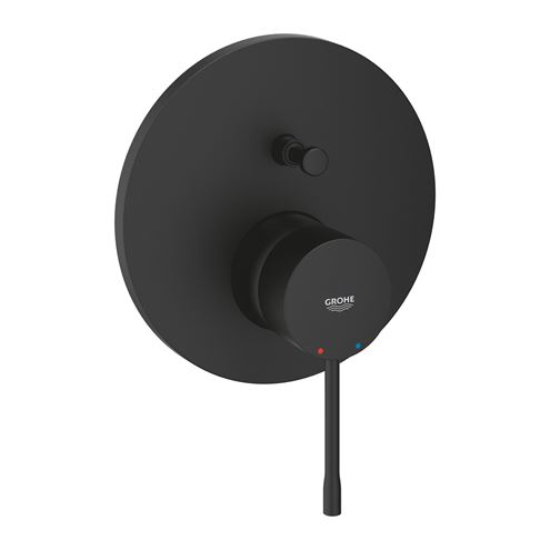 GROHE ESSENCE NEW vaňová podomietková batéria, s prepínačom, phantom black 24167KF1 Obrázek - Hlavní obrázek