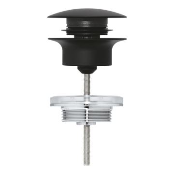 GROHE umývadlový výpust, click-clack, s prepadom, čierna 29510KF0 Obrázek - fotka