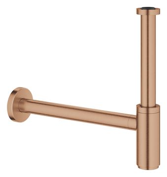 GROHE dizajnový sifón k umývadlu DN32, s prevlečnou maticou 5/4, brúsený warm sunset