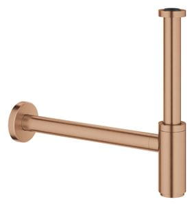 GROHE dizajnový sifón k umývadlu DN32, s prevlečnou maticou 5/4, brúsený warm sunset