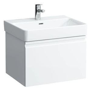 LAUFEN PRO S skrinka pod umývadlo 57x45x39,7 cm, 1 zásuvka, lesklá biela