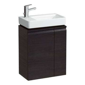 LAUFEN PRO S skrinka pod umývadlo 47x27,5x58 cm, 1 dvierka, pánty vľavo, 1 polička vpravo, wenge