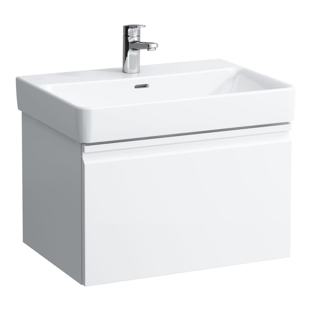 LAUFEN PRO S skrinka pod umývadlo 61,6x45x39,7 cm, 1 zásuvka, lesklá biela