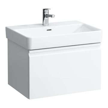 LAUFEN PRO S skrinka pod umývadlo 61,6x45x39,7 cm, 1 zásuvka, lesklá biela