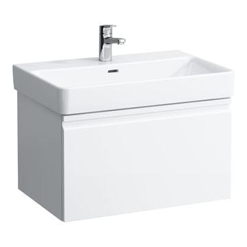 LAUFEN PRO S skrinka pod umývadlo 66,5x45x39,7 cm, 1 zásuvka, lesklá biela