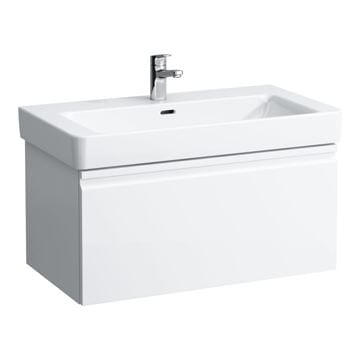 LAUFEN PRO S skrinka pod umývadlo 101x45x39,7 cm, 1 zásuvka, lesklá biela
