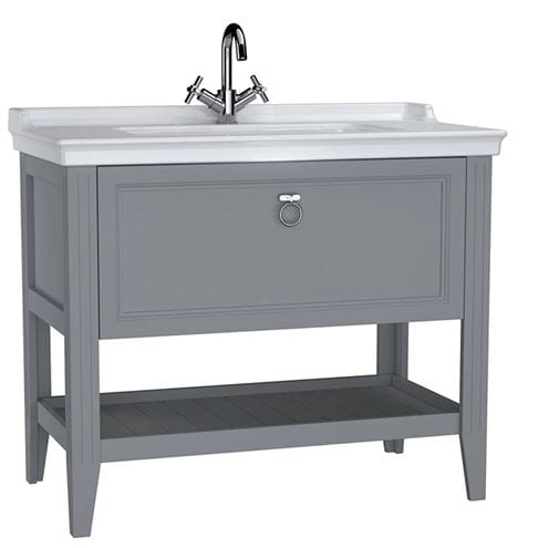VITRA VALARTE skrinka s umývadlom 100x53x88 cm, 1 zásuvka, 1 polica, matná šedá 62184 Obrázek - Hlavní obrázek