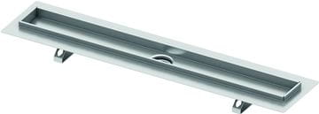 TECE DRAINLINE sprchový žľab 1500 mm, do priestoru, bez odtoku, bez roštu, nerez oceľ