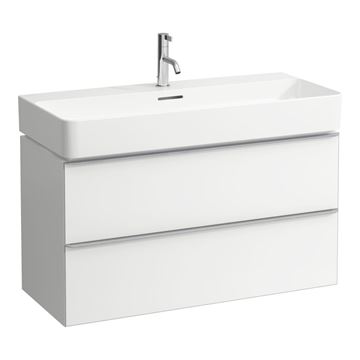 LAUFEN SPACE skrinka pod umývadlo 93,3x40,8x50 cm, 2 zásuvky, matná biela