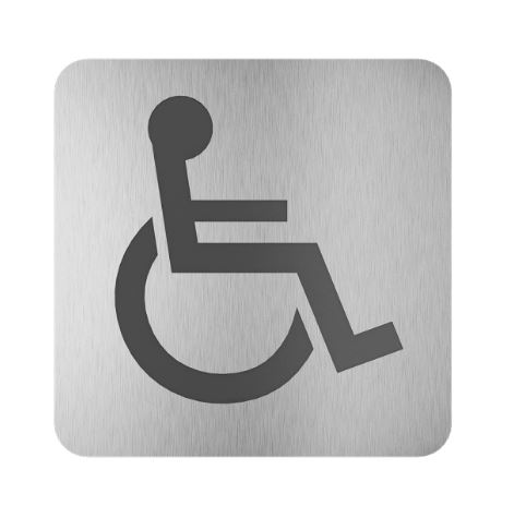 SANELA piktogram WC invalidný, nerez oceľ SLZN 44AC Obrázek - Hlavní obrázek