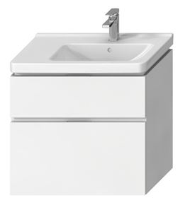 JIKA CUBITO PURE skrinka pod umývadlo 74x42,6x68, 3 cm, 2 zásuvky, lesklá biela