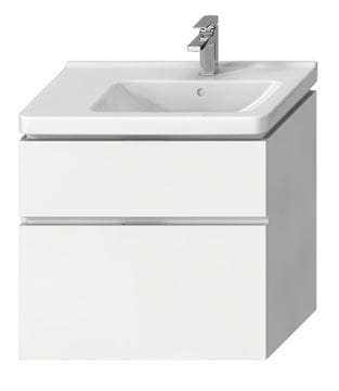 JIKA CUBITO PURE skrinka pod umývadlo 74x42,6x68, 3 cm, 2 zásuvky, lesklá biela