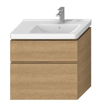 JIKA CUBITO PURE skrinka pod umývadlo 74x42, 6x68, 3 cm, 2 zásuvky, dub