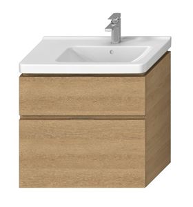 JIKA CUBITO PURE skrinka pod umývadlo 74x42, 6x68, 3 cm, 2 zásuvky, dub