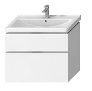 JIKA CUBITO PURE skrinka pod umývadlo 84x46,7x68,3 cm, 2 zásuvky, lesklá biela