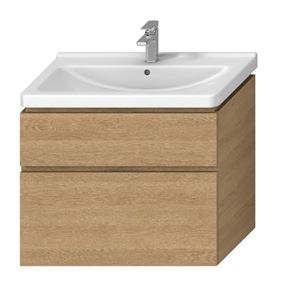 JIKA CUBITO PURE skrinka pod umývadlo 84x46,7x68,3 cm, 2 zásuvky, dub