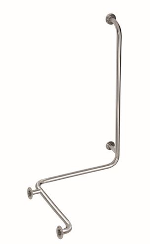 AZP BRNO REHA madlo do sprchy 672x1100 mm, rohové, pravé, lesklá nerez R1026111 Obrázek - Hlavní obrázek