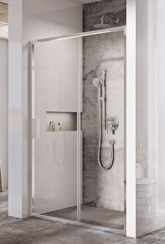 RAVAK BLIX SLIM BLSDP2 100 sprchové dvere 100x195 cm, posuvné, chróm lesk / sklo transparent X0PMA0C00Z1 Obrázek - Hlavní obrázek