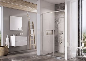 RAVAK BLIX SLIM BLSDP2 100 sprchové dvere 100x195 cm, posuvné, chróm lesk / sklo transparent X0PMA0C00Z1 Obrázek - fotka