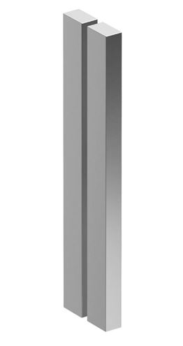 RAVAK BLIX SLIM BLSDP2 100 sprchové dvere 100x195 cm, posuvné, chróm lesk / sklo transparent X0PMA0C00Z1 Obrázek - fotka